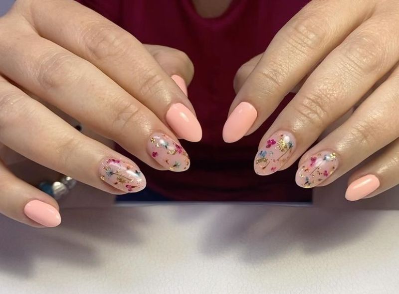 uñas rosas